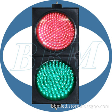 200mm Red and Green Ball Traffic Light with Fresnel Lens